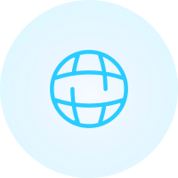 Imagem de 1 ícone representando o mundo